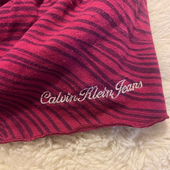 New Calvin Klein Jeans 18months ruffled tank top zebra print - Picture 3 of 6